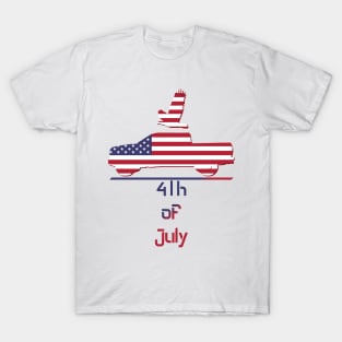 July 4th Design T-Shirt